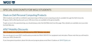 How to use your WGU student ID for discounts